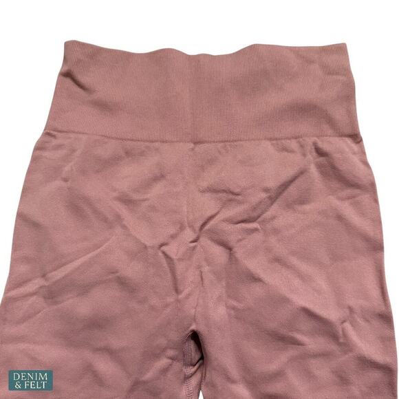 Halara Seamless Flow High Waisted Ruched Canyon Clay Full Length Leggings XS NEW - Picture 2 of 5